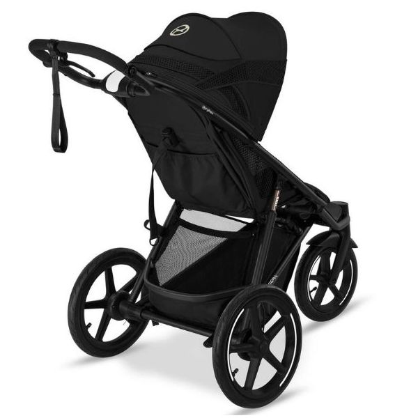 Avi Spin Stroller - Black / Moon Black