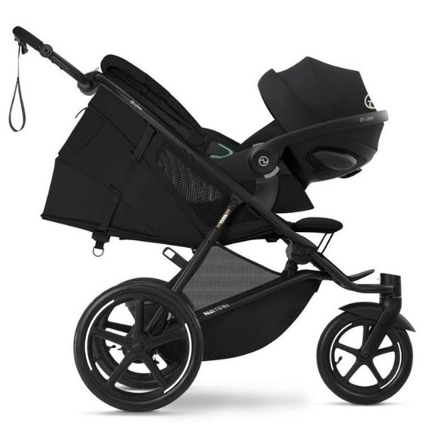 Avi Spin Stroller - Black / Moon Black