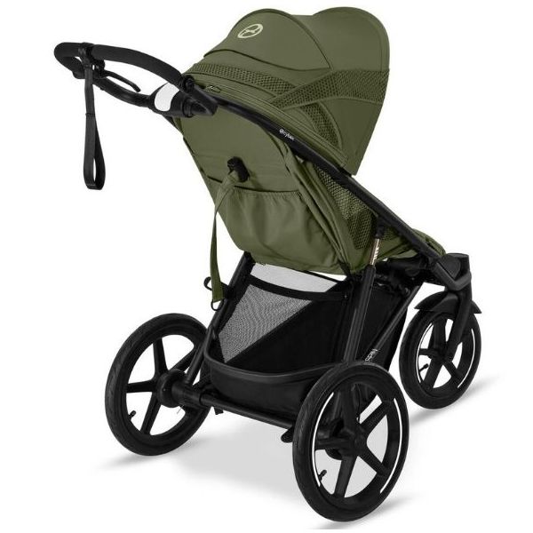 Poussette 2e âge Avi Spin - Noir / Vert Mousse