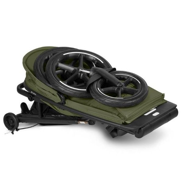 Poussette 2e âge Avi Spin - Noir / Vert Mousse