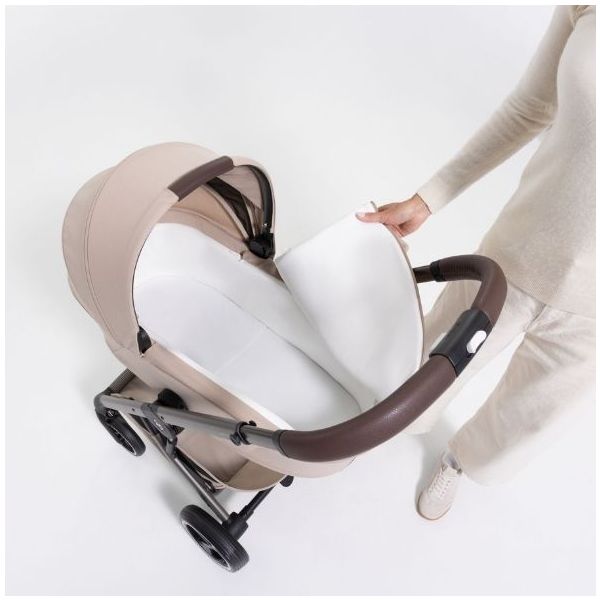 Poussette Naissance et 2e âge Balios S Lux - Nacelle pliable - Beige Amande