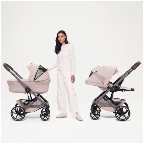 Poussette Naissance et 2e âge Balios S Lux - Nacelle pliable - Marron Chocolat