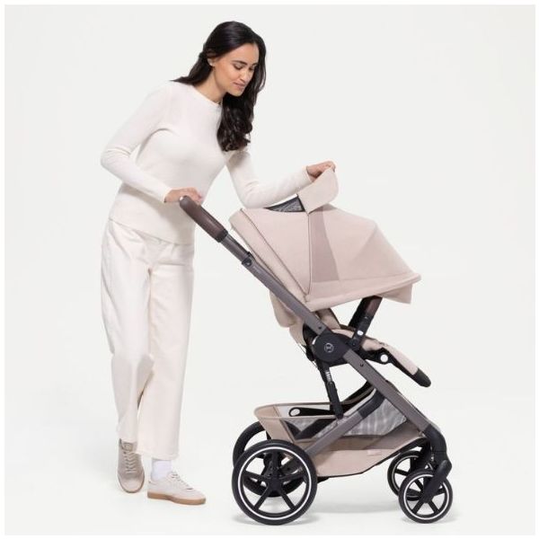 Poussette Naissance et 2e âge Balios S Lux - Nacelle pliable - Beige Amande