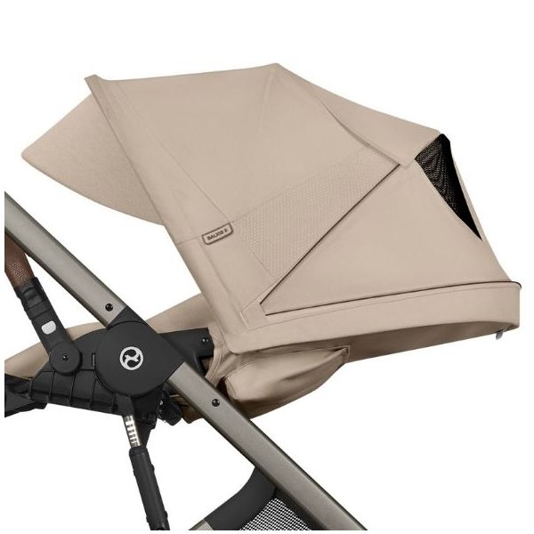 Poussette Naissance et 2e âge Balios S Lux - Nacelle pliable - Beige Amande