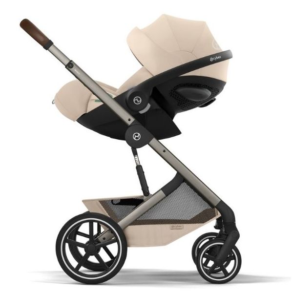 Poussette Naissance et 2e âge Balios S Lux - Nacelle pliable - Beige Amande