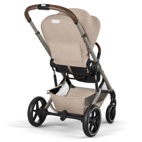 Poussette Naissance et 2e âge Balios S Lux - Nacelle pliable - Beige Amande