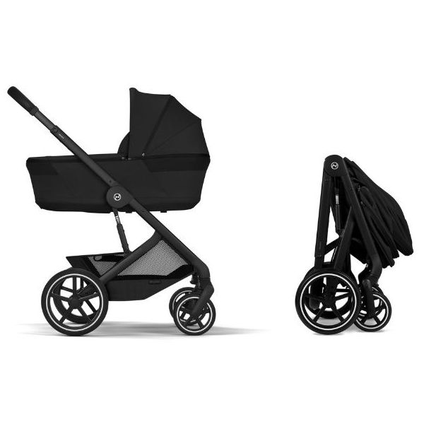 Kinderwagen Balios S Lux mit Liegewanne und Sitz - altbare Liegewanne - Schwarz