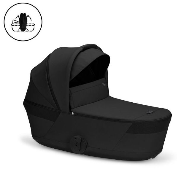 Kinderwagen Balios S Lux mit Liegewanne und Sitz - altbare Liegewanne - Schwarz