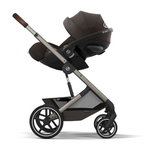 Poussette Naissance et 2e âge Balios S Lux - Nacelle pliable - Marron Chocolat