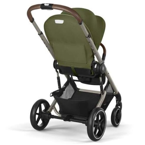 Balios S Lux Stroller - Taupe / Moss Green