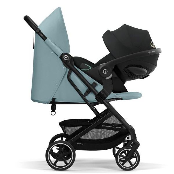 Beezy Compact Seat Stroller - Black / Stormy Blue