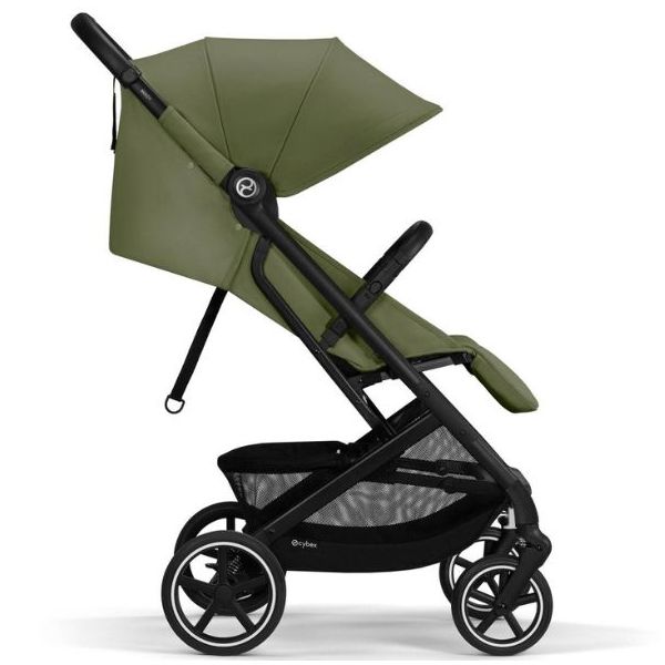 Poussette Compacte Beezy - Noir / Vert Mousse