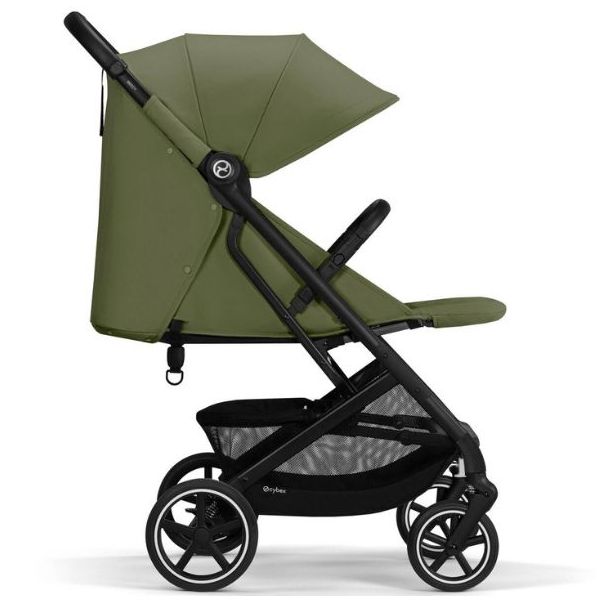 Poussette Compacte Beezy - Noir / Vert Mousse