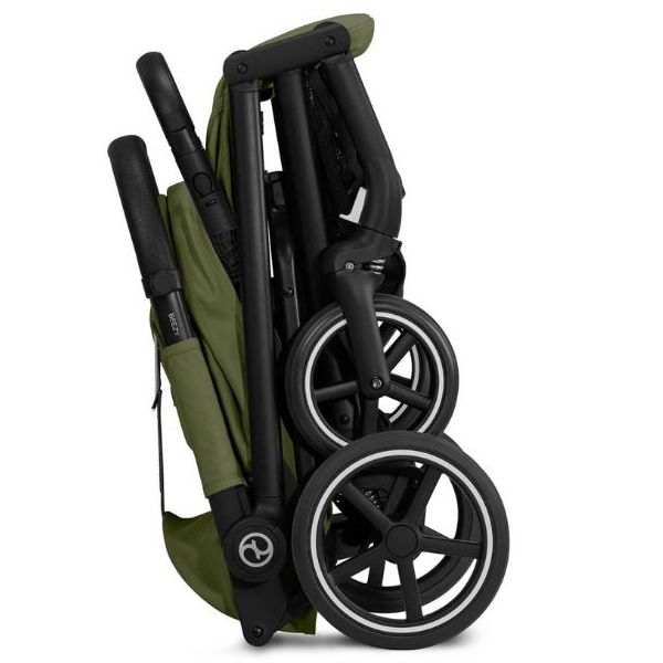 Poussette Compacte Beezy - Noir / Vert Mousse