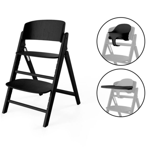 Click & Fold 3-in-1 Chair - Stunning Black