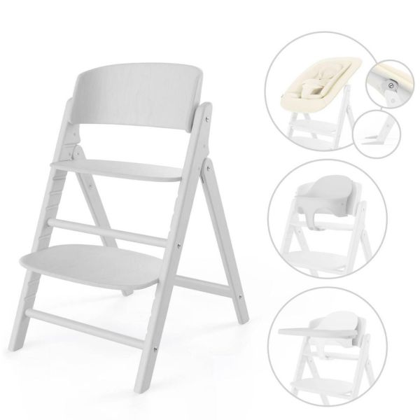 Click & Fold 4-in-1 Chair - All White