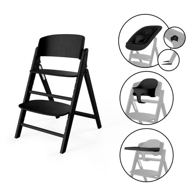 Click & Fold 4-in-1 Chair - Stunning Black