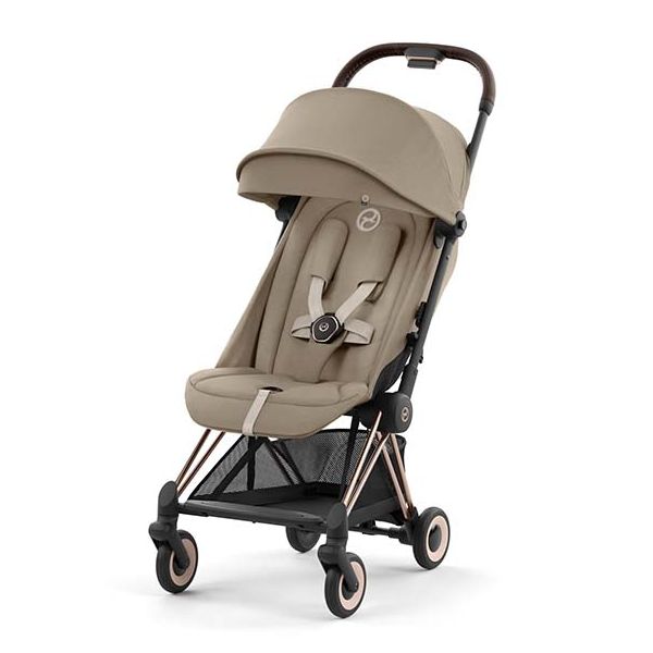 Poussette Compacte Coya - Rosegold / Beige