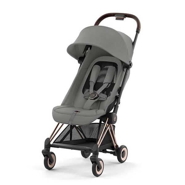 Poussette Compacte Coya - Rosegold / Gris Mirage
