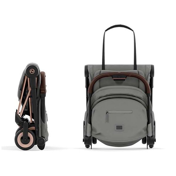 Poussette Compacte Coya - Rosegold / Gris Mirage