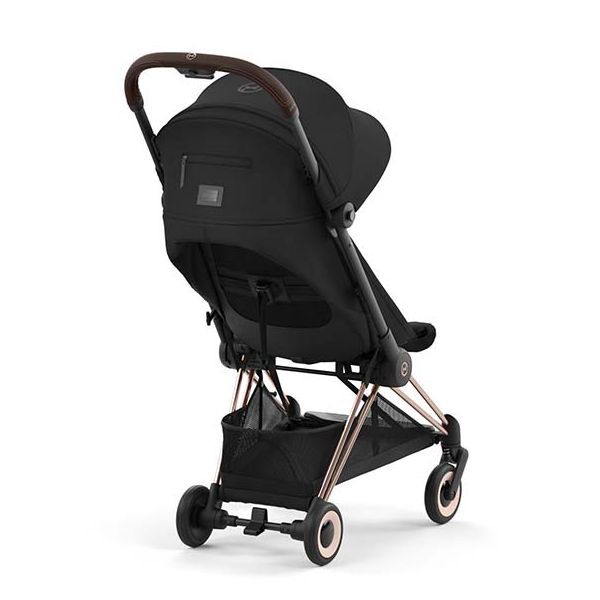 Poussette Compacte Coya - Rosegold / Noir Sépia