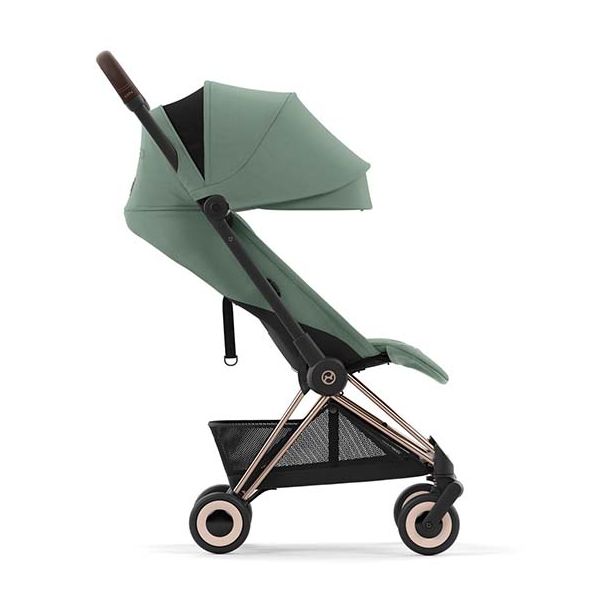 Poussette Compacte Coya - Rosegold / Vert Feuille