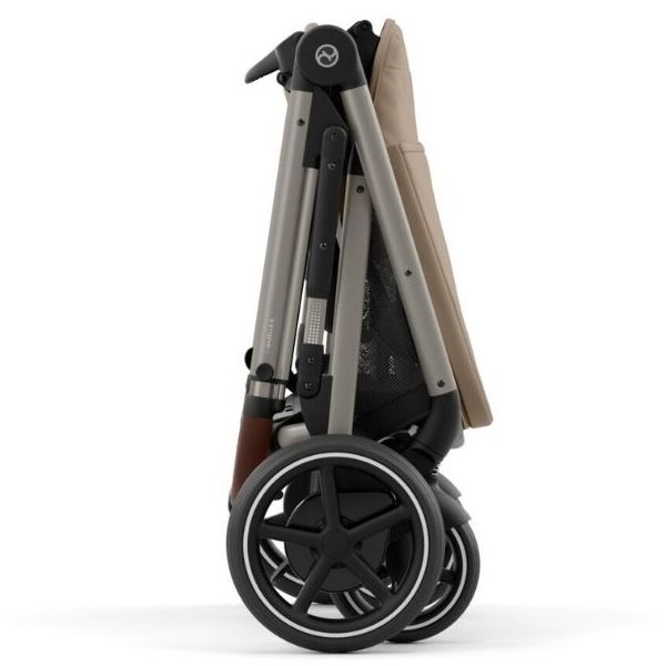 e-Gazelle S Electric Stroller - Taupe / Almond Beige