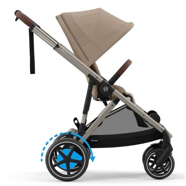e-Gazelle S Electric Stroller - Taupe / Almond Beige