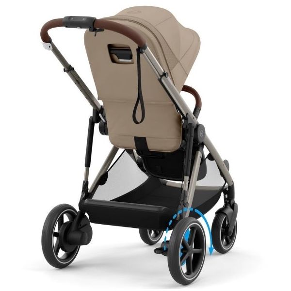 e-Gazelle S Electric Stroller - Taupe / Almond Beige