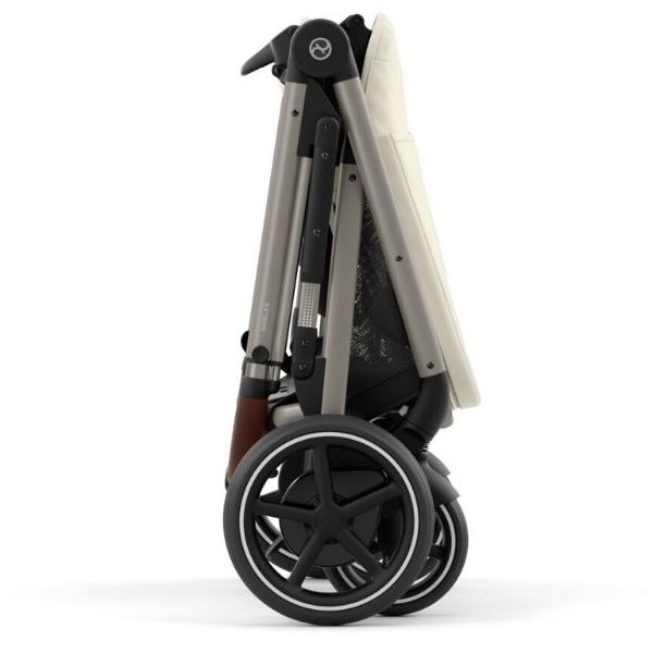 e-Gazelle S Electric Stroller - Taupe / Seashell Beige