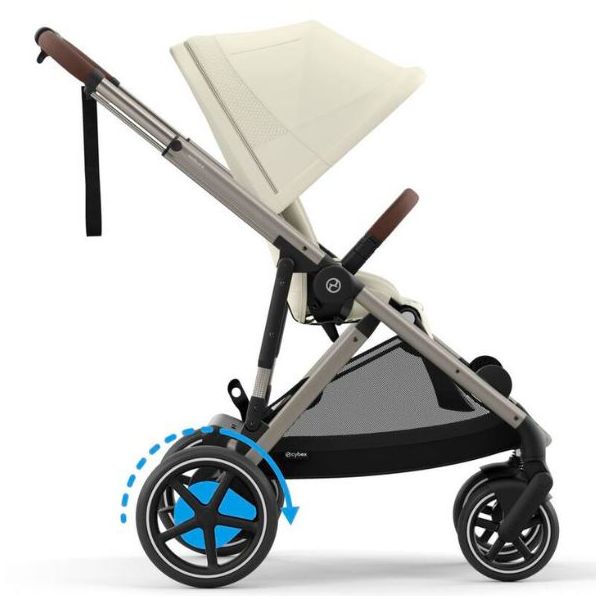 e-Gazelle S Electric Stroller - Taupe / Seashell Beige