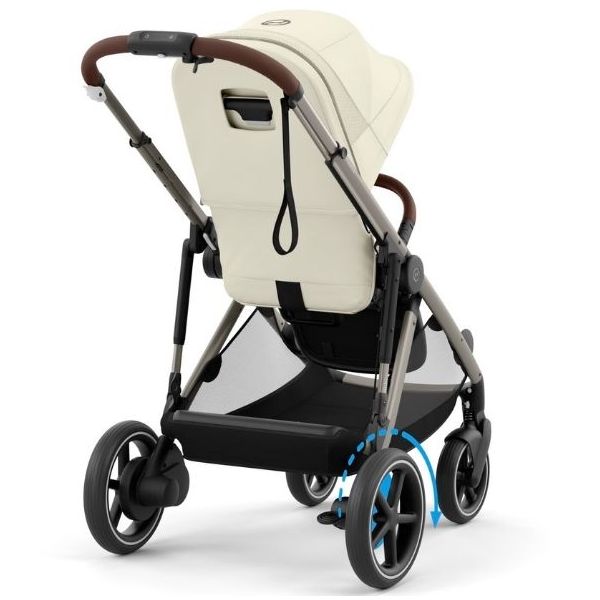 e-Gazelle S Electric Stroller - Taupe / Seashell Beige
