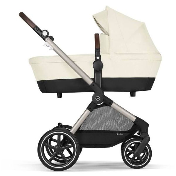 Poussette 2-en-1 Naissance et 2e âge Eos Lux - Taupe / Beige Coquillage