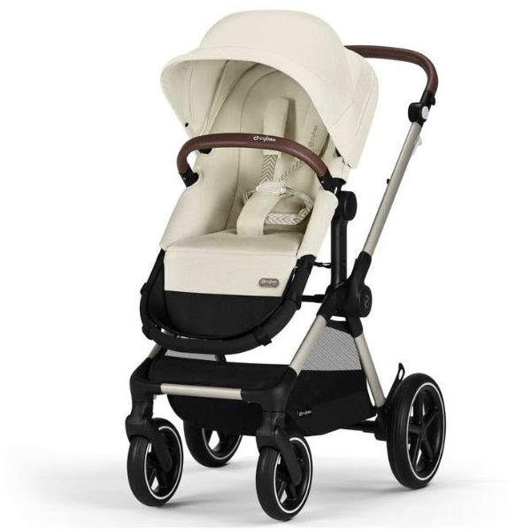 Poussette 2-en-1 Naissance et 2e âge Eos Lux - Taupe / Beige Coquillage