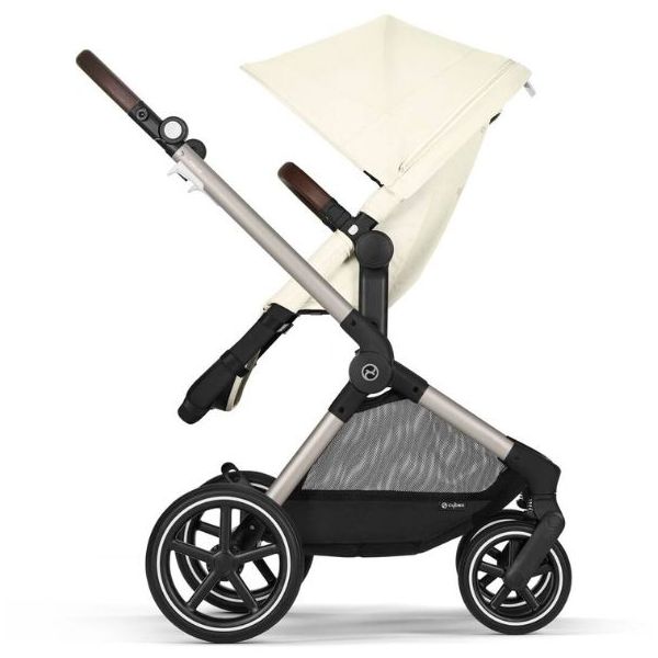 Poussette 2-en-1 Naissance et 2e âge Eos Lux - Taupe / Beige Coquillage