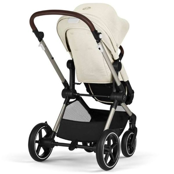 Poussette 2-en-1 Naissance et 2e âge Eos Lux - Taupe / Beige Coquillage