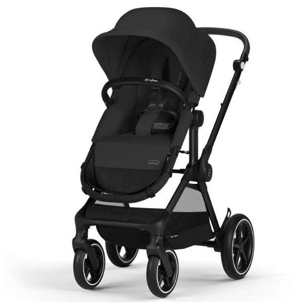 Poussette 2-en-1 Naissance et 2e âge Eos Lux - Noir / Noir