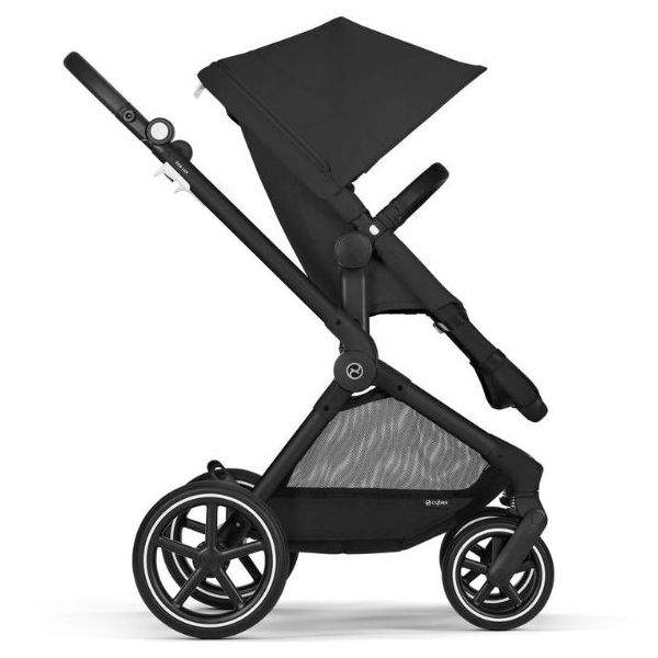 Poussette 2-en-1 Naissance et 2e âge Eos Lux - Noir / Noir