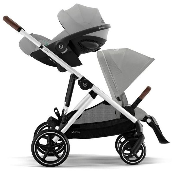 Poussette 2e âge Gazelle S - Argent / Gris