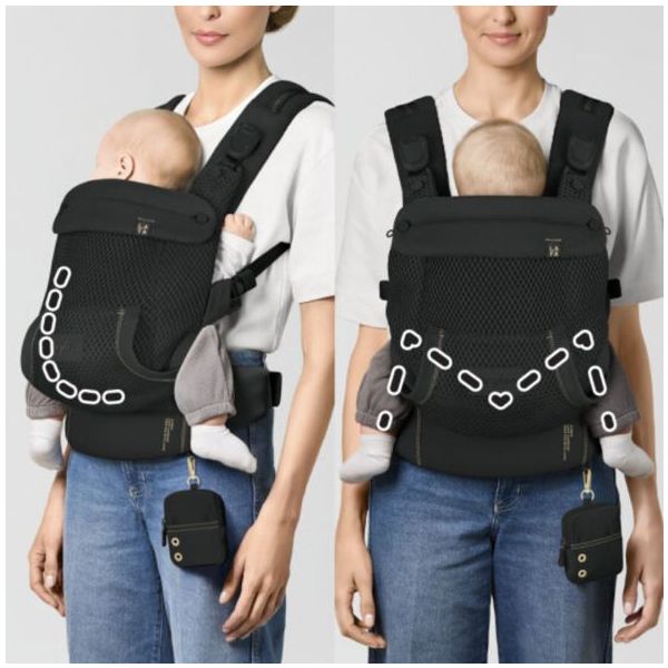 Porte-bébé Laya - Gris