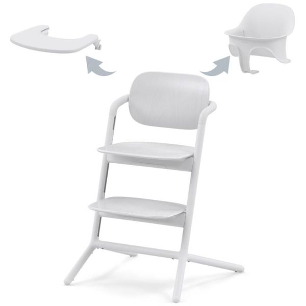 Lemo 3-in-1 Chair - All White