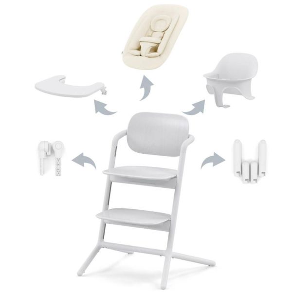Lemo 4-in-1 Chair - All White
