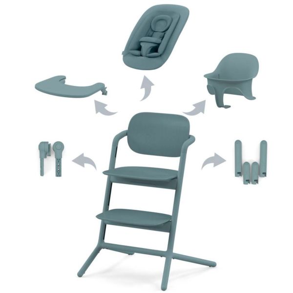 Lemo 4-in-1 Chair - Stone Blue