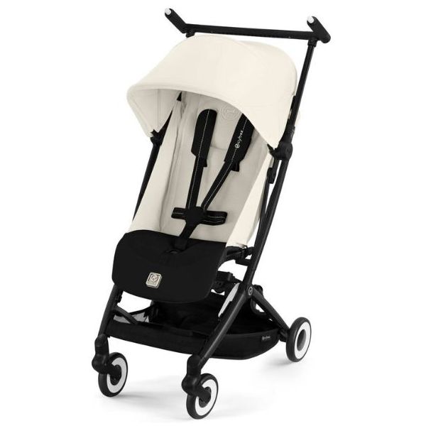 Libelle Compact Seat Stroller - Black / Canvas White