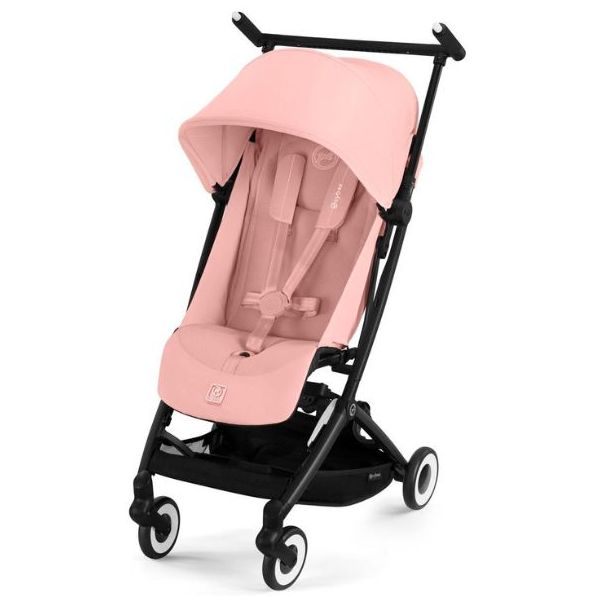 Libelle Compact Seat Stroller - Black / Candy Pink