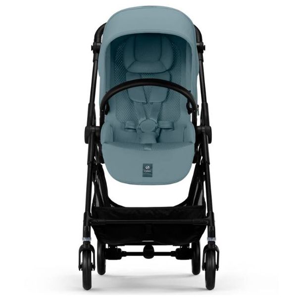 Melio Carbon Stroller - Black / Stormy Blue