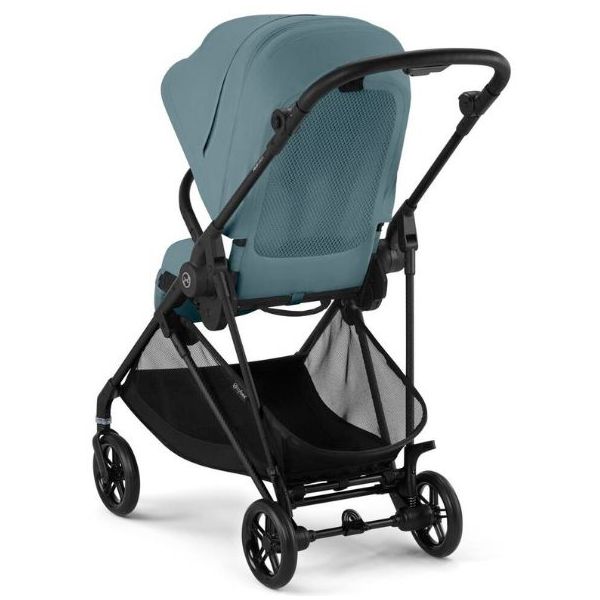 Melio Carbon Stroller - Black / Stormy Blue