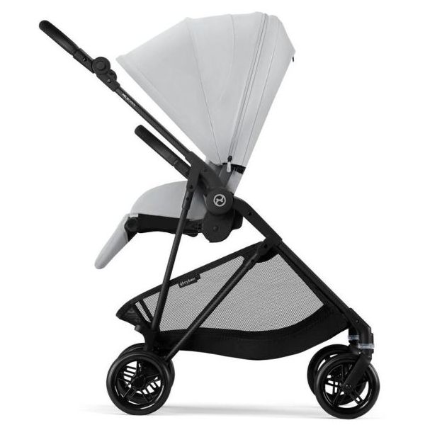 Poussette 2e âge Melio Carbon - Noir / Gris