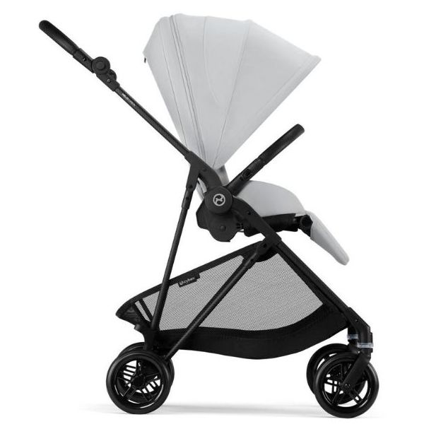 Poussette 2e âge Melio Carbon - Noir / Gris