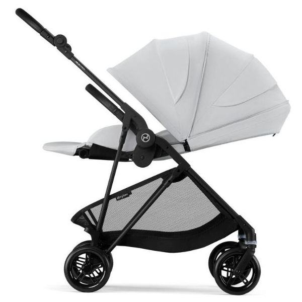 Poussette 2e âge Melio Carbon - Noir / Gris